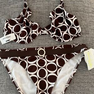 NWT Swim Systems 2-piece swimsuit, XL/36DD
